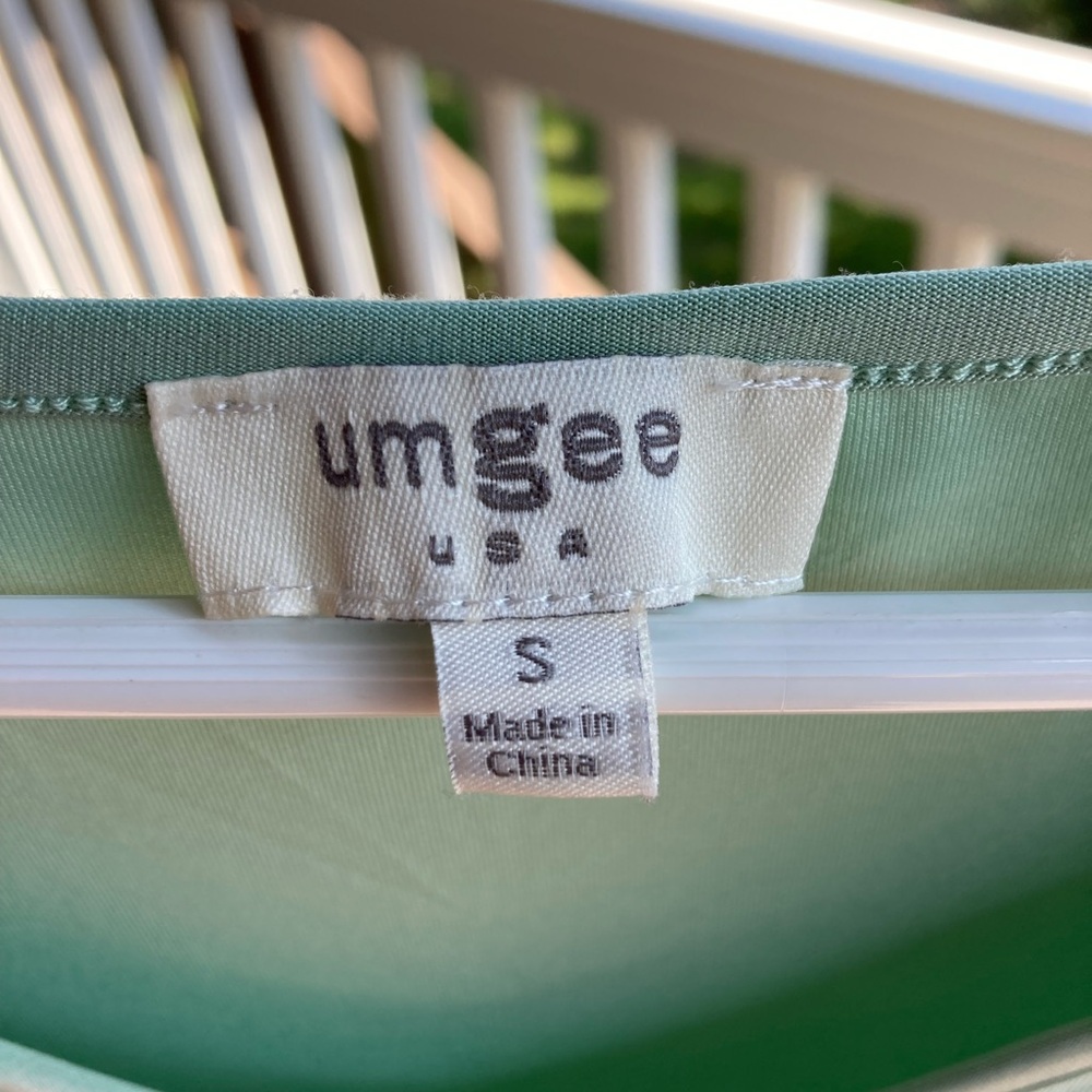 Small Mint Umgee Dress Tiered - Picture 4 of 4